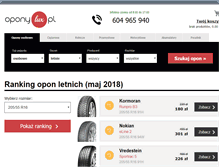 Tablet Screenshot of oponylux.pl